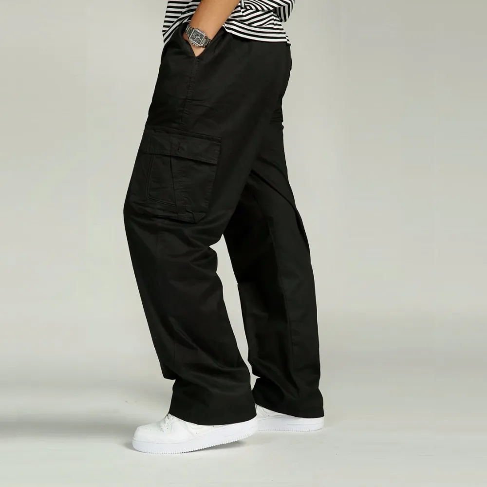 Summer Cargo Jogger Baggy Cargo Trousers For Men Large Sizes 4XL