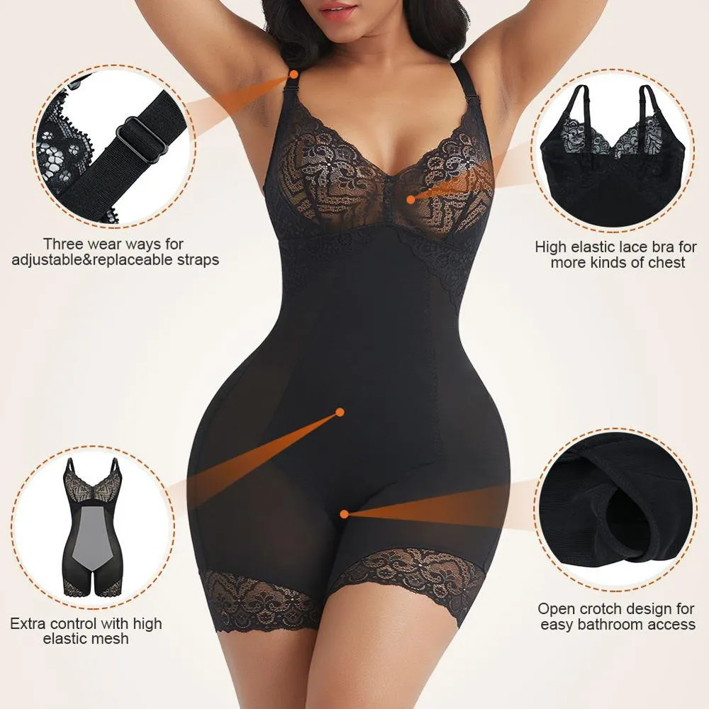 Shapewear Shaping Mid-Body Shape Your Torso Thighs Adjustable Straps  Abdominal T at  Women's Clothing store