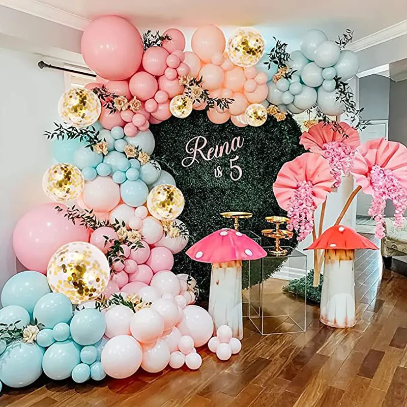 Macaron Pastel Balloon Arch Chain Party Birthday Wedding Proposal Creative  Decoration Pastel Balloon Arch Fixed Transparent Chain Fishing Line  Connection Is Simple From Zzh1115, $11.3