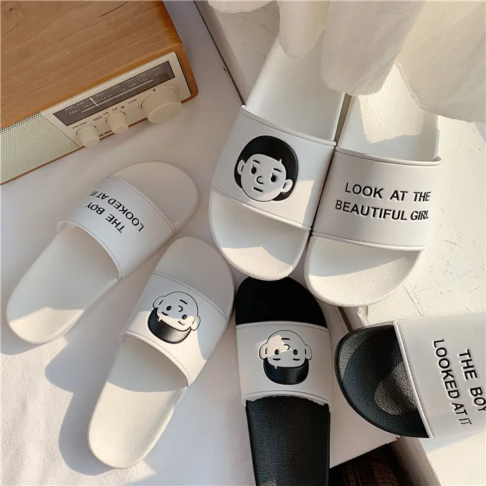 Korean Cartoon Funny Slippers For Women Soft Cute And Slip On