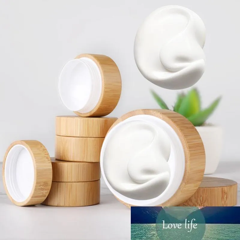 5g 10g High Qualtiy Bamboo Bottle Cream Jar Nail Art Mask Cream Refillerbar Tom Kosmetisk Makeup Container Bottle