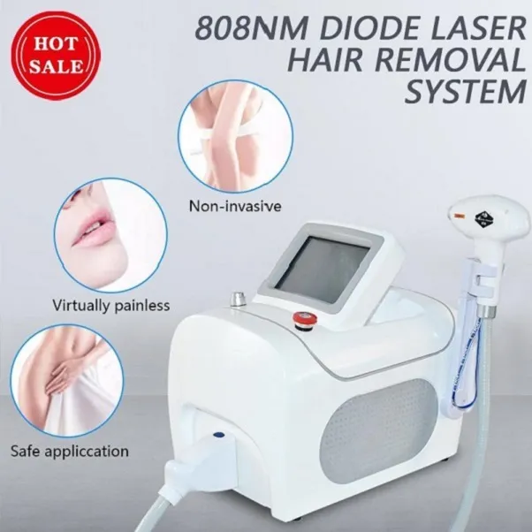 600 W Hair Removal Machine 808nm Diode Laser Pijnloos en Snel gebruikt voor Mannelijke en Vrouwelijke Body Hair Removal Machine