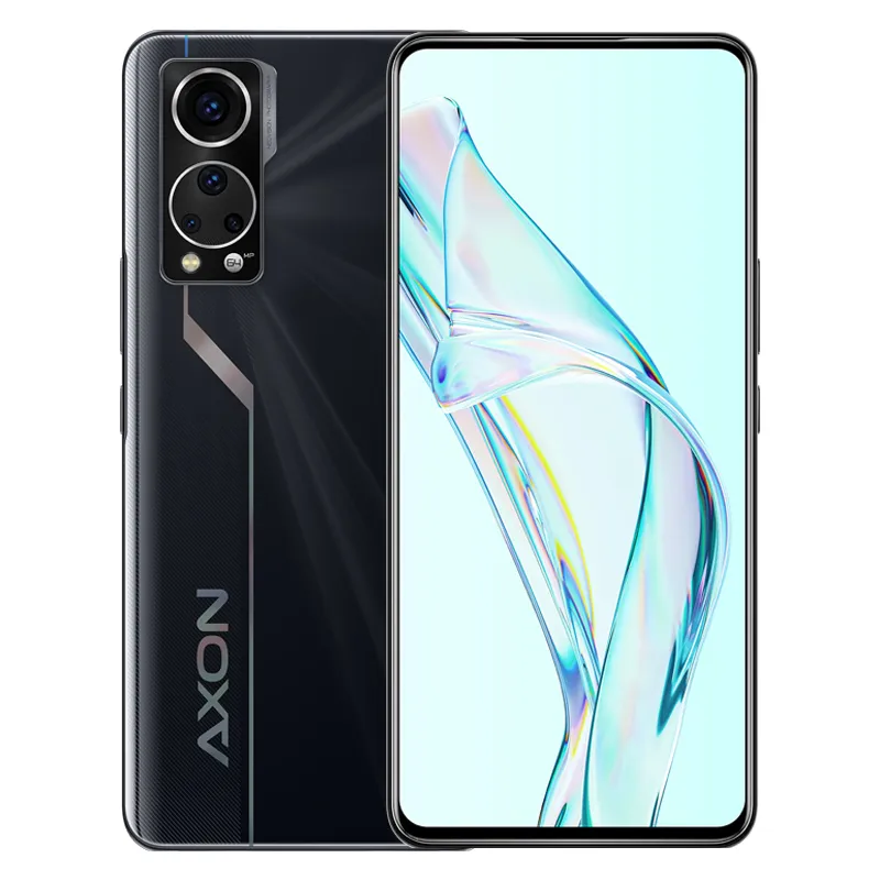 Orijinal ZTE Axon 30 5g Cep Telefonu 8 GB RAM 128 GB 256 GB ROM Octa Çekirdek Snapdragon 870 Android 6.92 "OLED Ekran Kamerası altında 64.0MP NFC Yüz ID Parmak İzi Akıllı Cep Telefonu