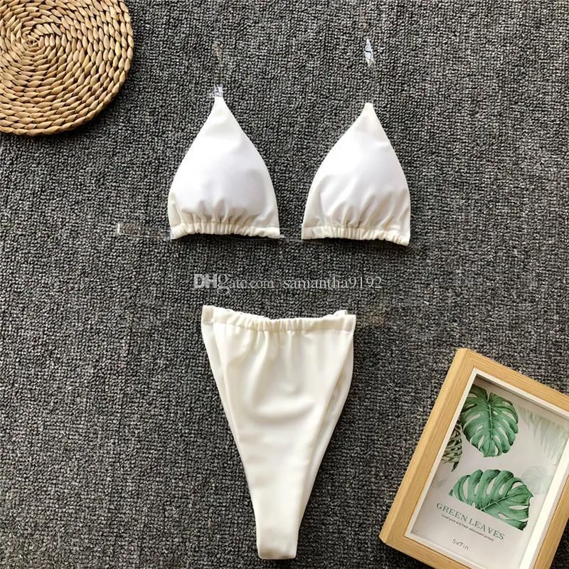 Sexy Micro Bikinis 2019 Mujer Triangle Bikini Set Brazilian Swimsuit Female Bathers High Cut Swimwear Women Summer Bathing Suit