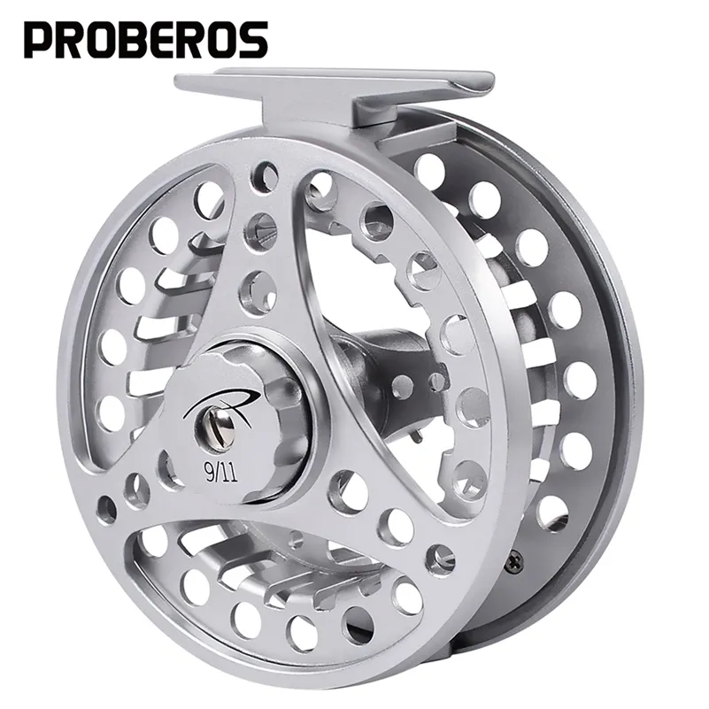 PROBEROS フライフィッシングホイール 3/4-5/6-7/8 WT リールアルミ CNC マシンカット大型アーバーダイカスト 220308