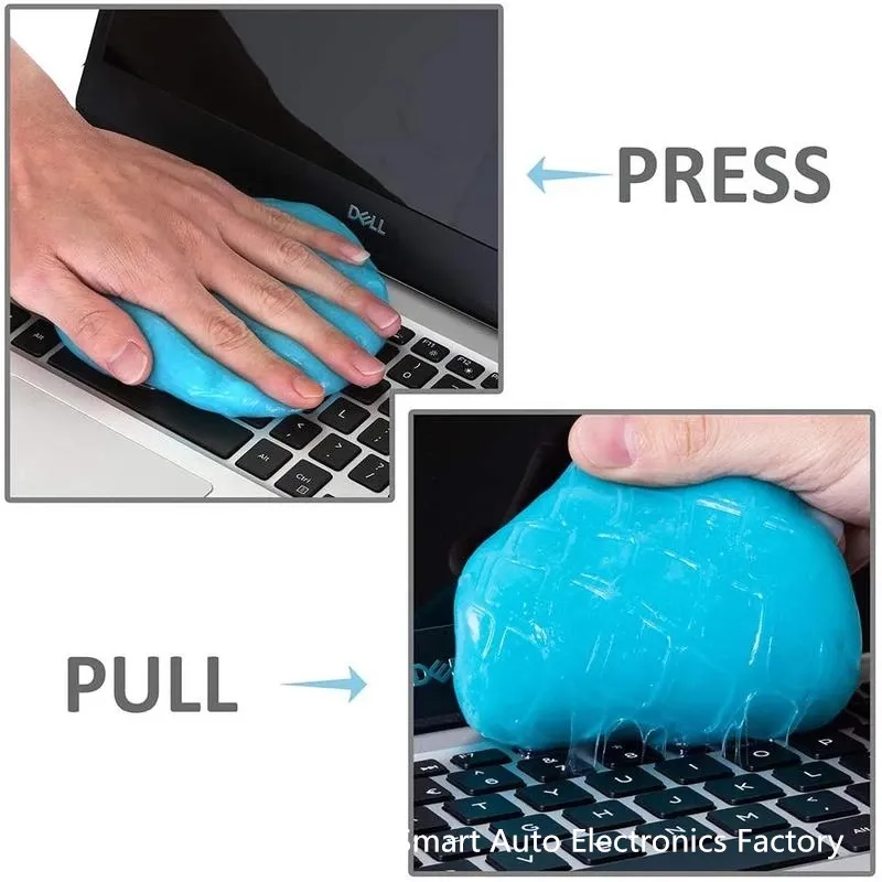 Car Cleaning Gel Reusable Keyboard Cleaner Gel Auto Air Vent Interior  Detail Removal Putty Cleaning Keyboard Cleaner For Car