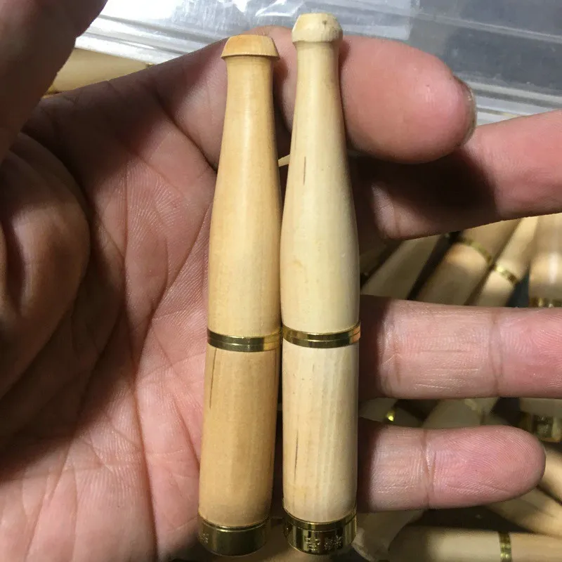 10 Styles Natural Wooden Smoke Pipe Wood Change Core Double Filter Cigarette Holder Washable Cigarette Pipe DHL 