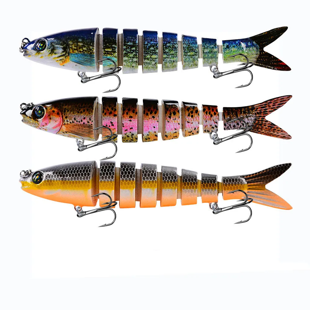 Premium 13.5cm 19g Bass Jointed Fishing Lures With... 