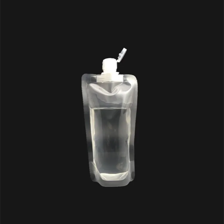 Mão quente de lavagem saco gel de lavagem sacos saco líquido transparente auto-confiança tampa articulada de sucção para embalagem de líquidos T2I51652 saco