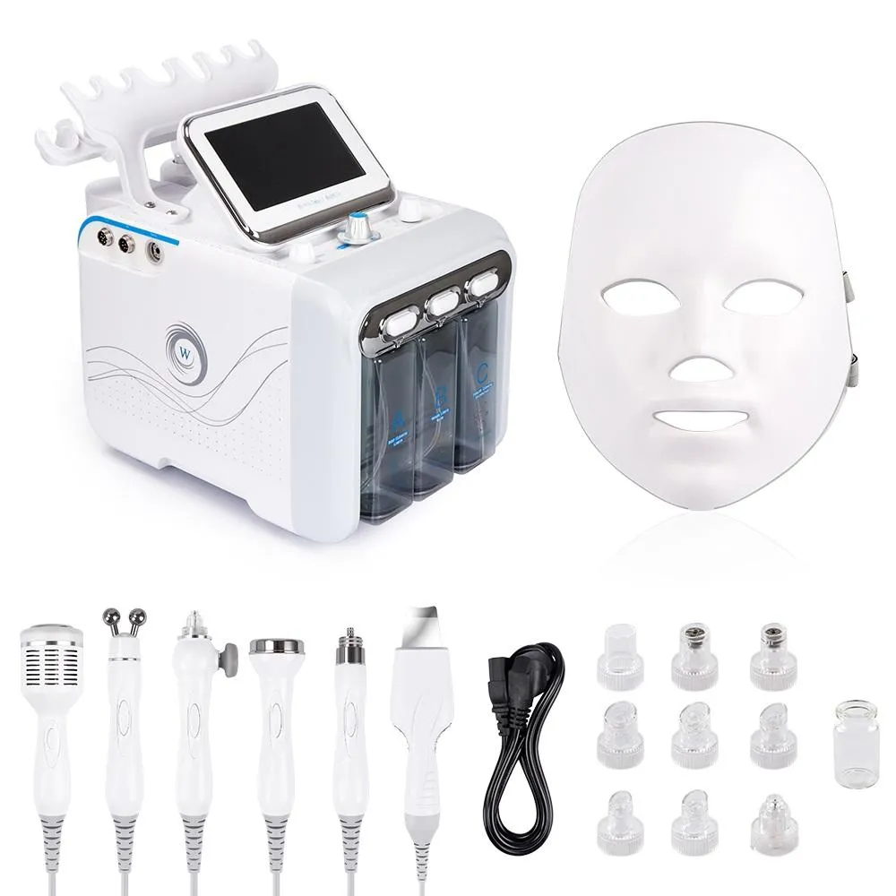 Hydro Dermoabrasão 7 em 1 água Microdermoabrasão Peel Skin Facial Beauty Máquina de limpeza facial de poros profundos