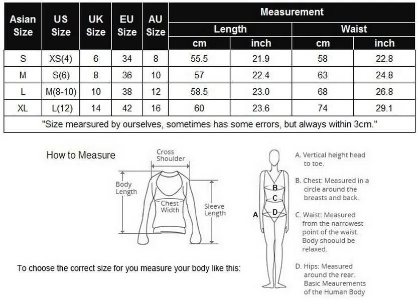 SIZE CHART 2147