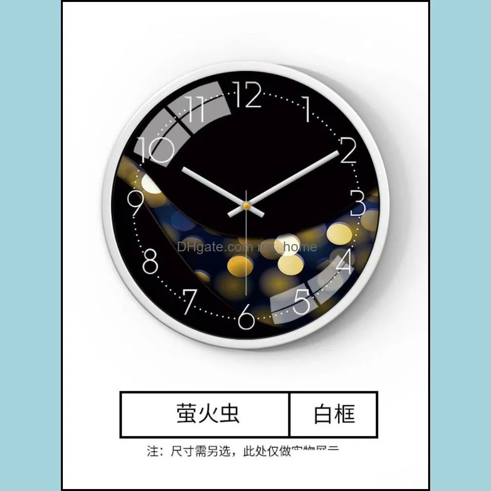 Wall Clocks Starry Sky Luminous Clock Kitchen Kids Bedroom Watch Wandklok Home Decoration Accessories 50WC