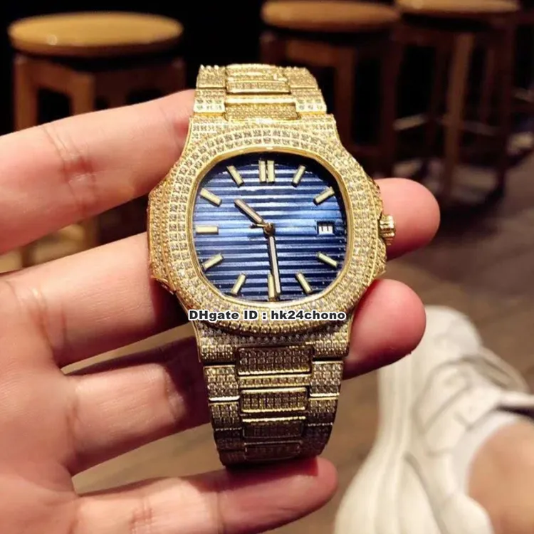 Nautilus iced out discount replica