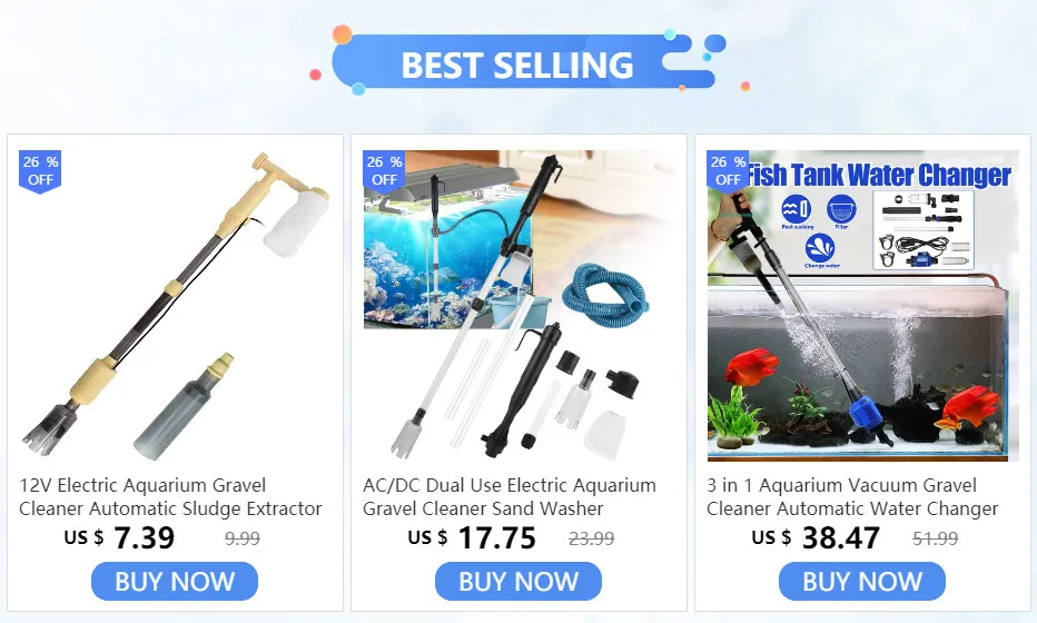 Electric Aquarium Gravel Cleaner Automatic Water Changer Sludge Extractor  Sand Washer Filter Pump For Fish Tank Vacuum Cleaner Y200922 From Long10,  $37.98