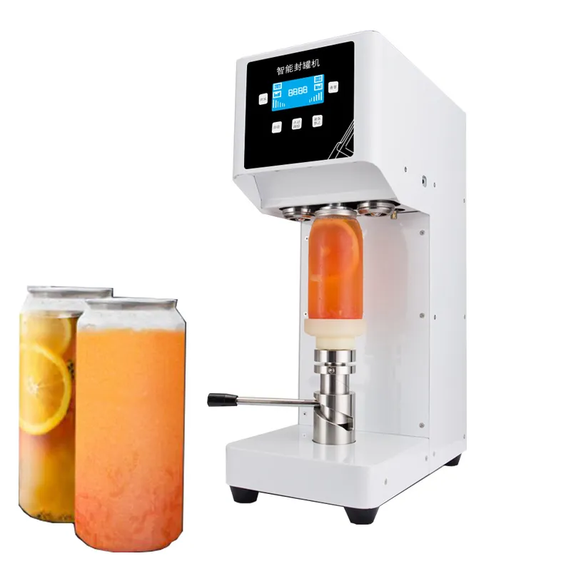 XEOLEO 55mm Cans Sealer Drink bottle sealer Beverage seal machine for 330ml/500/650ml PET Milk tea/Coffee Can sealer 220V/110V