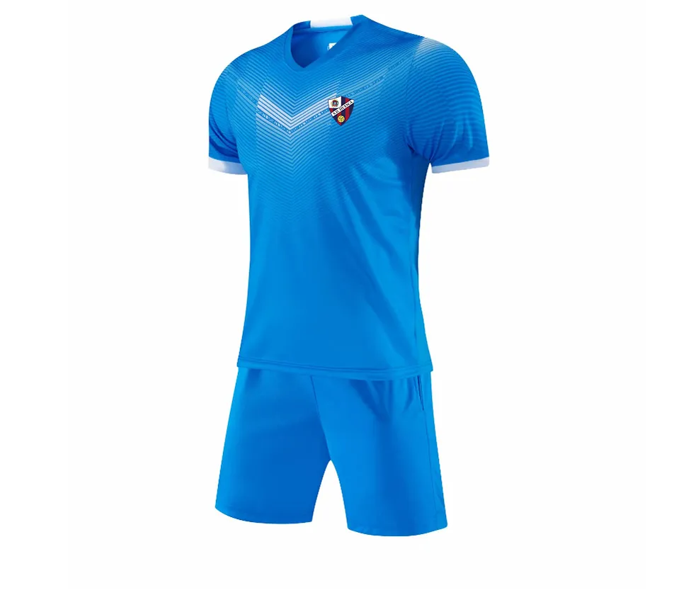 SD Huesca Kids Tracksuits Leisure Jersey البالغين بدلة قصيرة الأكمام