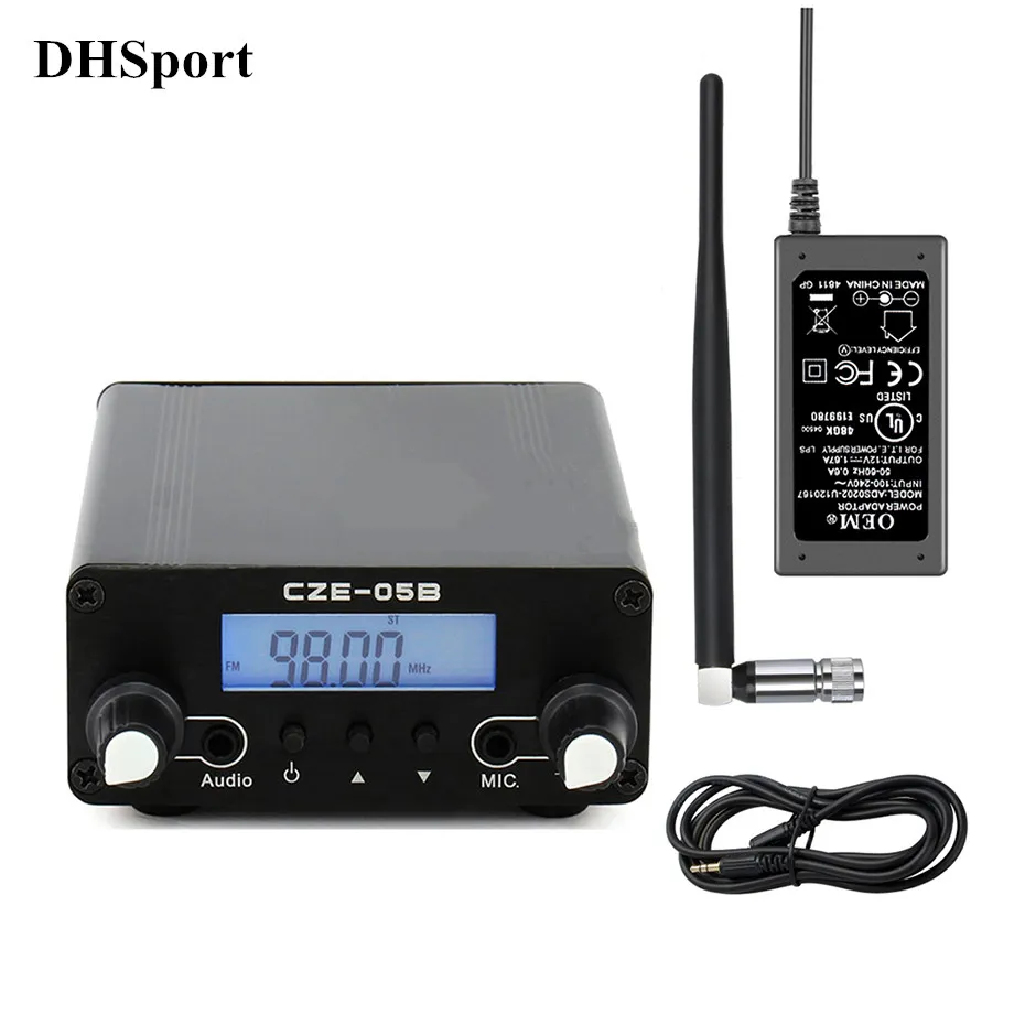 Wholesale Mini FM Transmitter With Portable Lcd Monitor, Antenna, And 0.5W  Power For Church Stereo Station 76MHz 108MHz From Keeg, $85.43