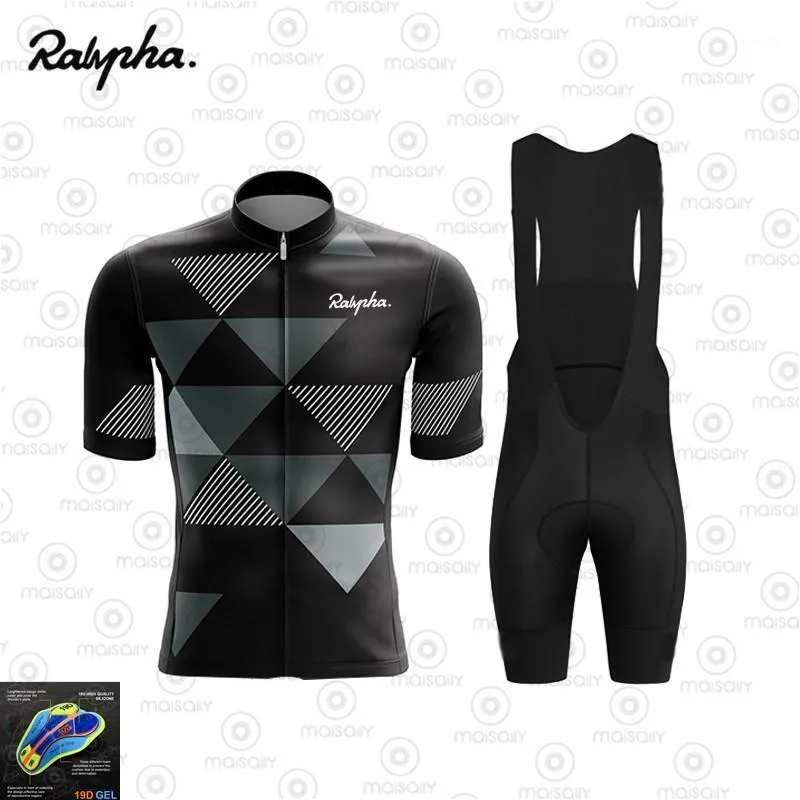 Maglia da ciclismo Ralvpha Set Maglia da bici Pantaloncini con bretelle Abiti da strada Mountain MTB Abbigliamento da bicicletta Maillot Ropa Ciclismo Top da ciclismo1