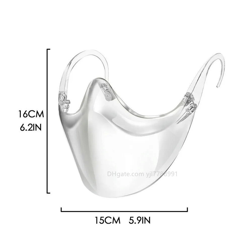 Reusable Clear Designer Reusable Silicone Face Mask With Durable Plastic  Combine And Transparent Shield GH789 From Yjl7788991, $4.3