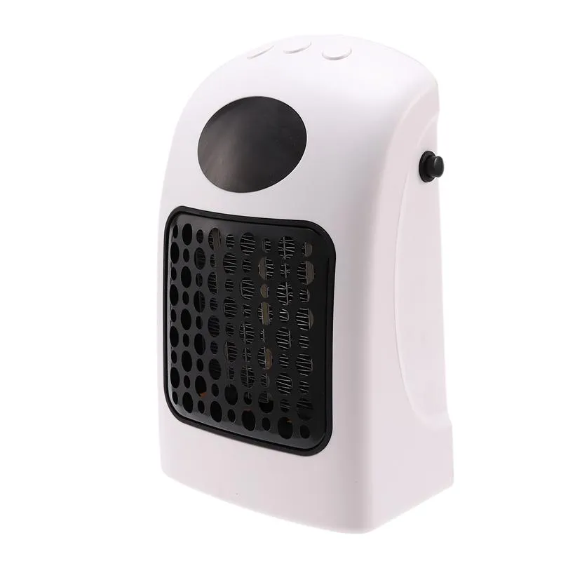 Mini calentador de aire eléctrico con enchufe, calentador de cerámica PTC,  calentador de ventilador extraíble, control automático de temperatura de