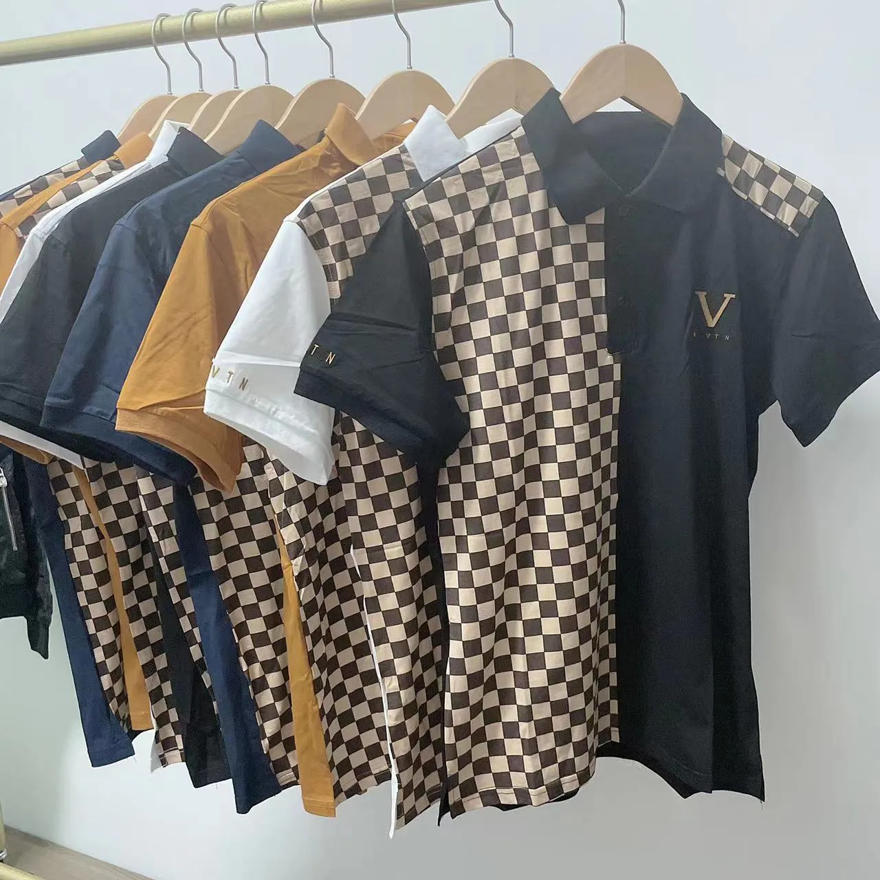 2022 Erkek Tasarımcıları Polo T Shirt Moda Men Erkekler Homme Yaz Polos Gömlek Nakışları High Street Trend Üst Tee Asya Boyutu M-XXXL