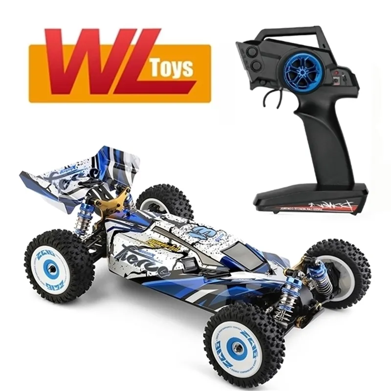 WLTOYS 124017/124016 V2 Fırçasız Motor RTR 1/12 2.4G 4WD 75km/H RC Araç Taşıtları Metal Şasi Kapalı Yol Makinesi Modeli 220218