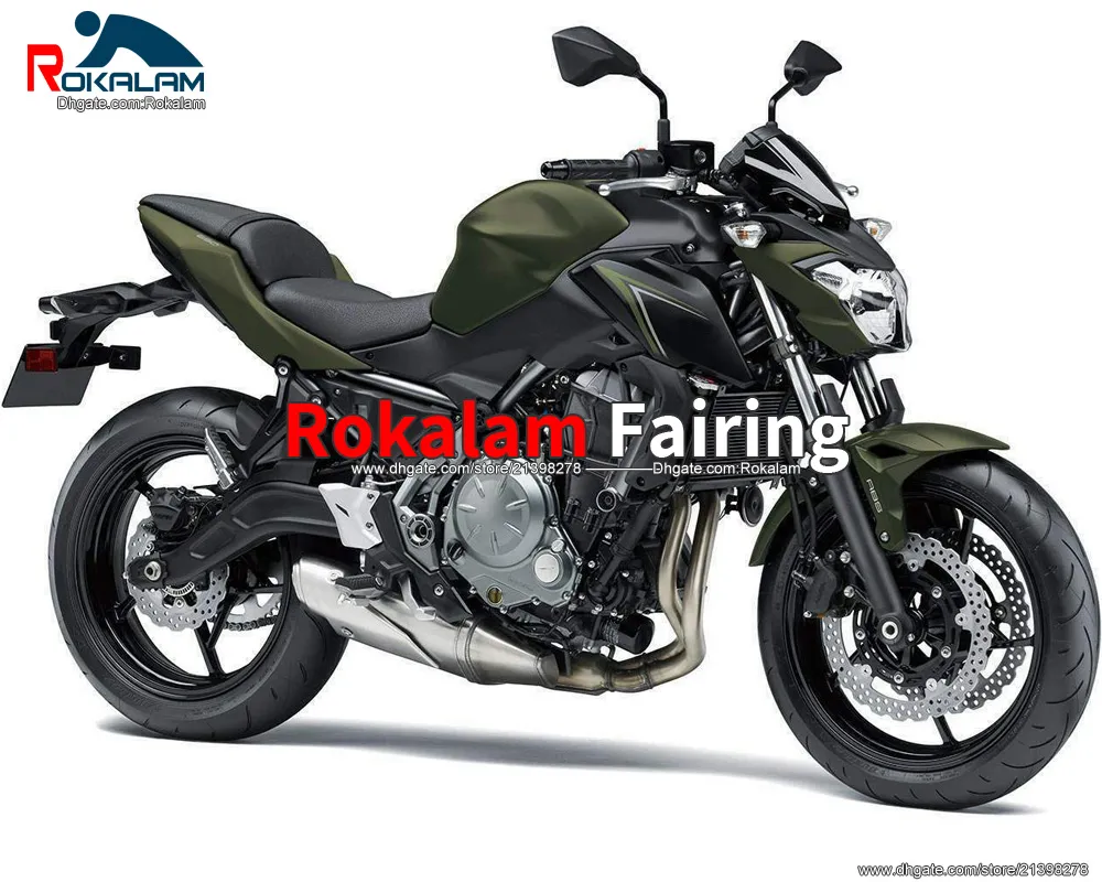 FAININGS SET FÖR KAWASAKI Z 650 2018 2019 Z650 2018 17 18 19 Vägcykel Motorbike Fairings (formsprutning)