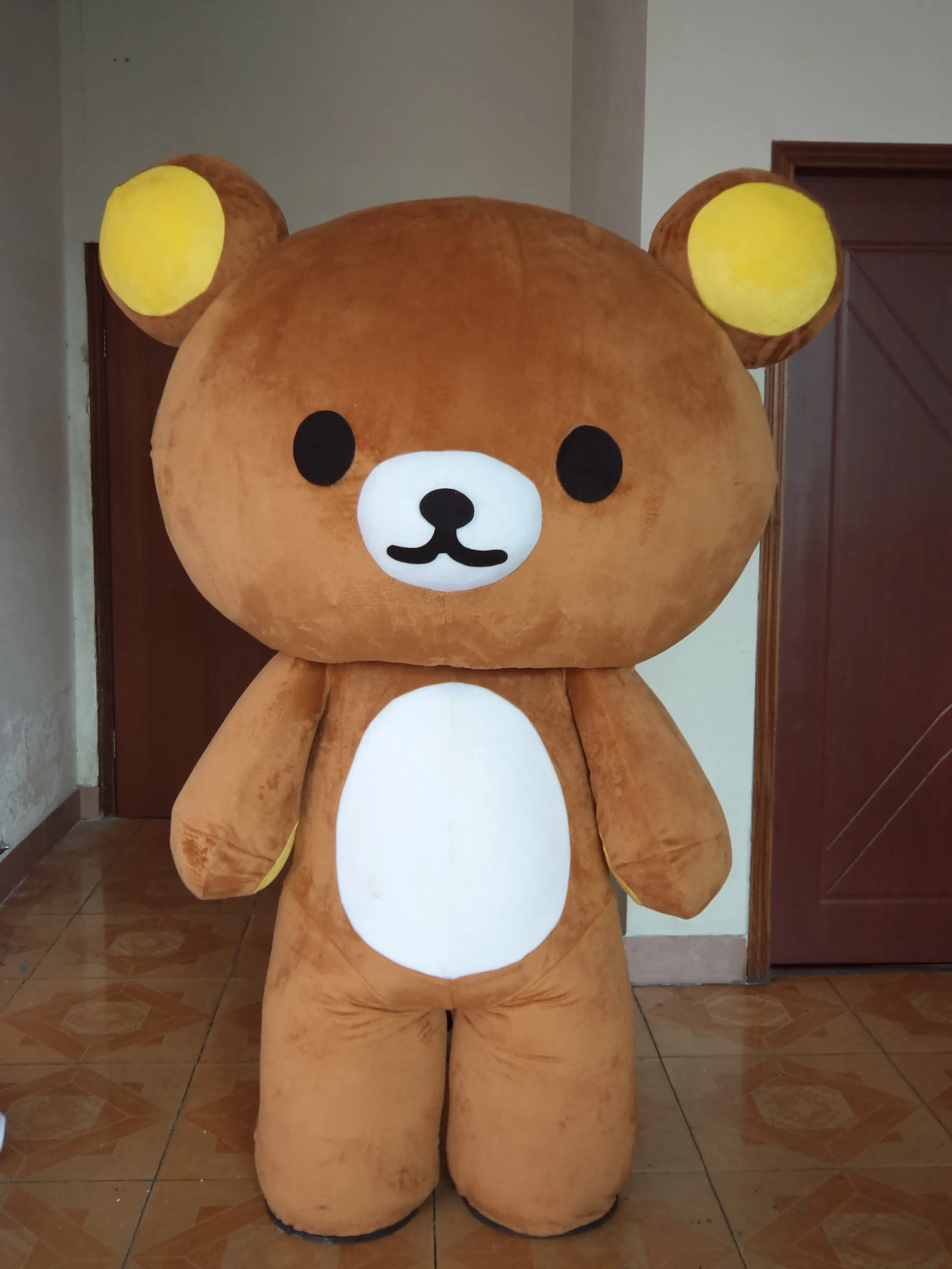 Rilakkuma Mascot Costume Brown Bear Net Red Douyin Flyer Adult Walking