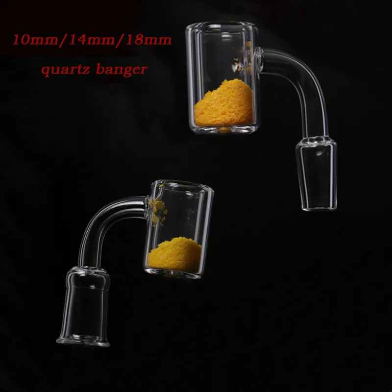 New Quartz Banger 10mm 14mm 18mm Male Female smoking accessories for Dab Rigs Glass Bongs UPS free hookahs