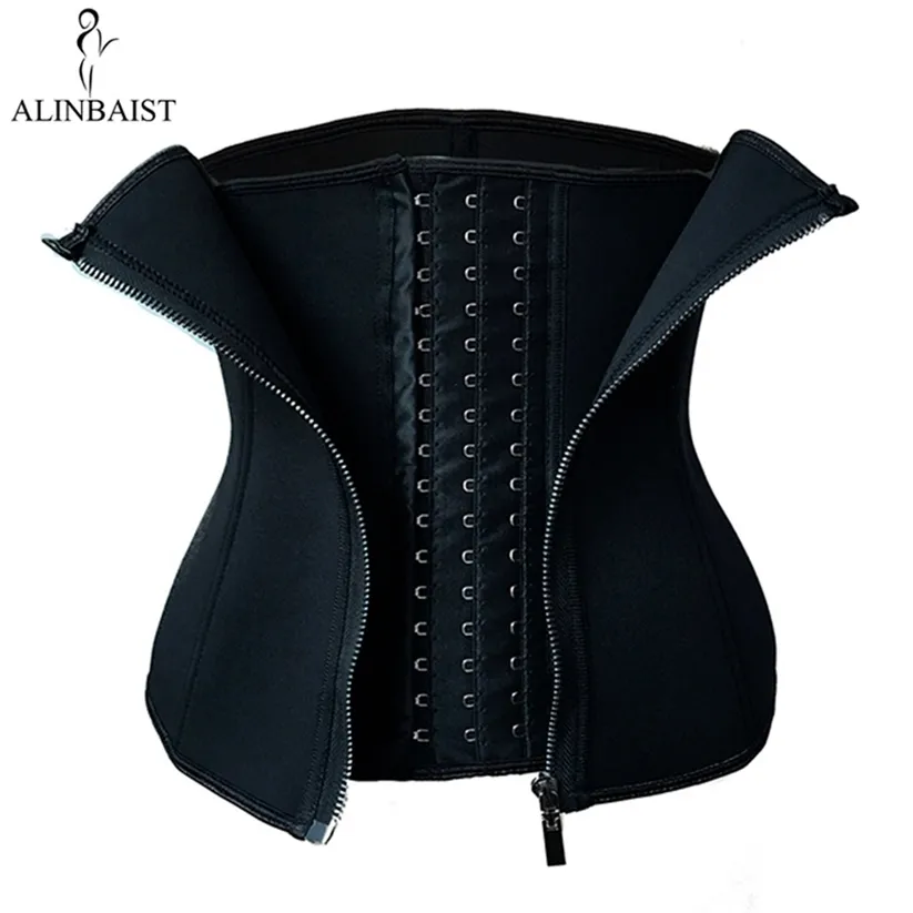 Sauna Schweißgürtel für Gewichtsabnahme Neopren-Taille Trainer Body Shaper Korsett Abnehmen Bauchmantel Shapewear Frauen Bauchtrimmer 220115