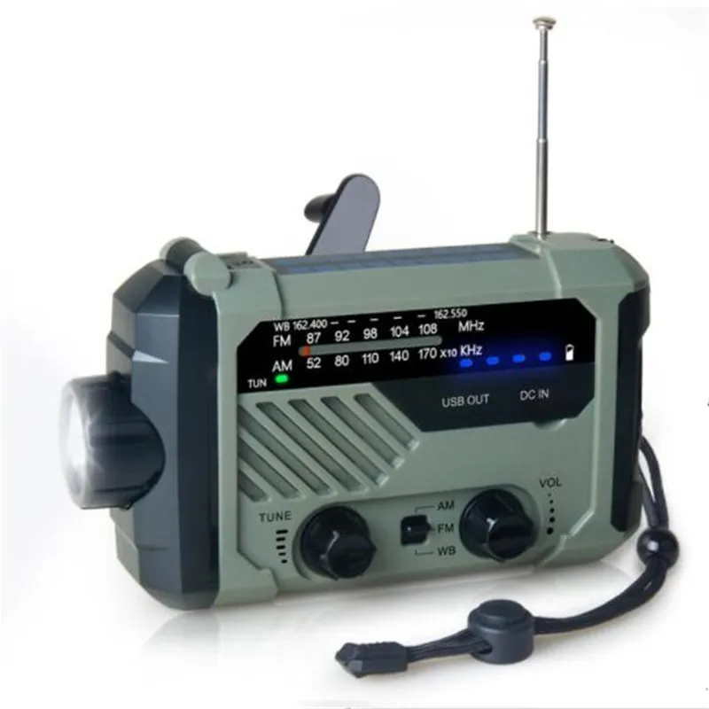 DAB/FM Bluetooth Radio di emergenza Ricevore radio solare portatile Dinamo a manovella Radio esterna Altoparlante da campeggio con torcia elettrica  44