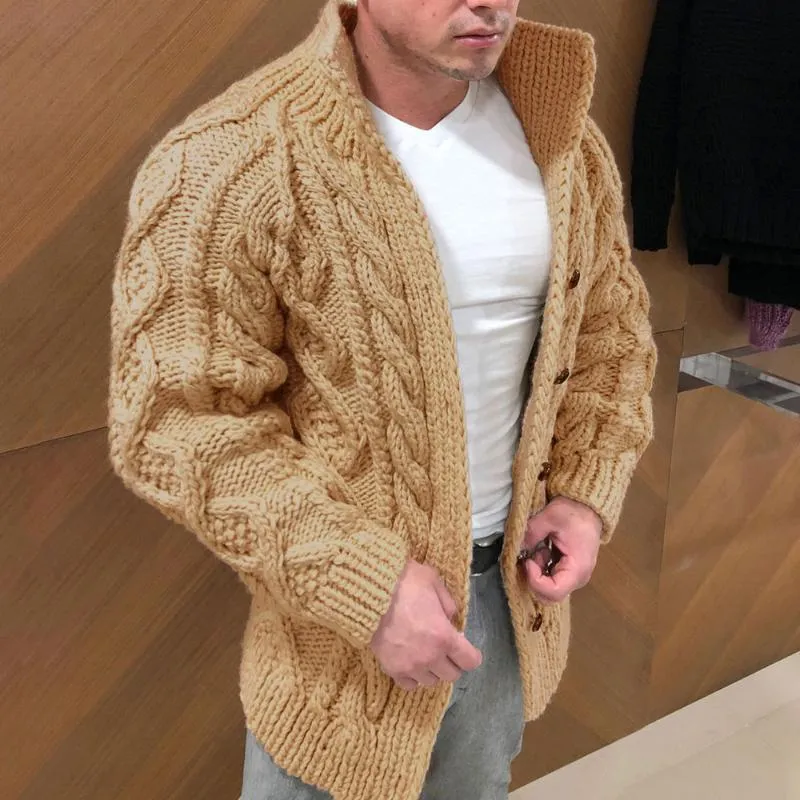 Mens winter cardigan sweaters on sale