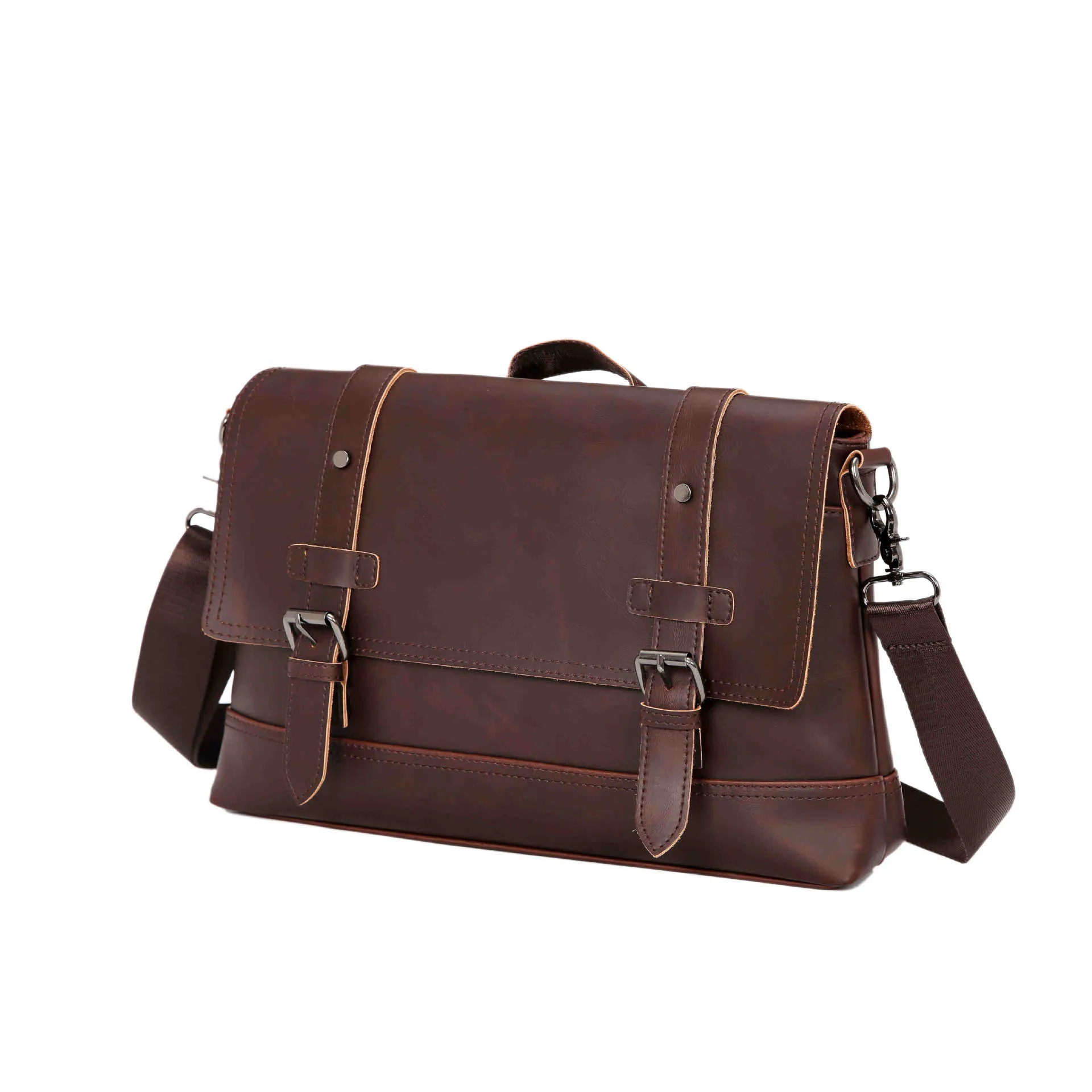 Designer Hommes Sacs À Main Fourre-Tout Porte-Documents De Mode En Cuir Sac D'ordinateur Portable Cross Body Épaule Notebook Femmes Mallette D'affaires Ordinateur Messenger Bourse Portefeuilles