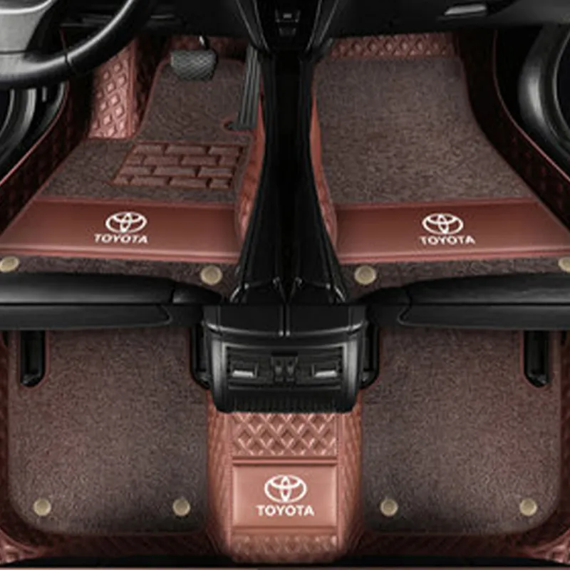 Esteiras encomendas personalizadas do assoalho do carro apropriado para o Toyota Camrywear-resistentes, fáceis de limpar e desmontar