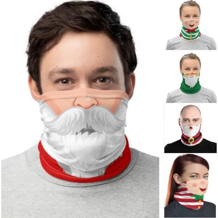 Chirstmas ansikte sköld bandana ansiktsmask utomhus sport bandana mask magisk huvudduk pannband visir xmas nacke gaiter dekoration gåva