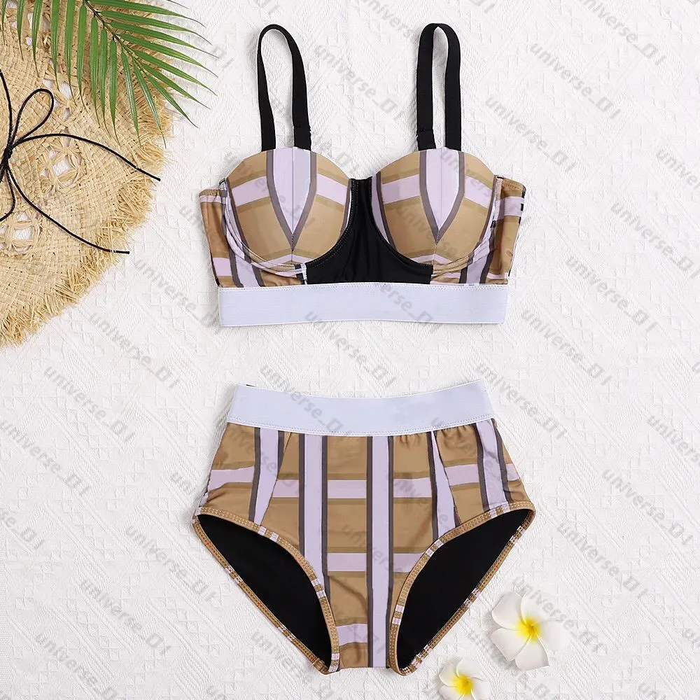 Damskie bikini Set Bur Sexy Clear Strap Kształt Stroje kąpielowe Projektanci Damski strój kąpielowy Moda Odzież plażowa Letnie ubrania damskie