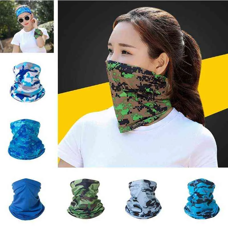 Femmes Hommes Sport Foulards Magiques Cyclisme Camping Randonnée Coupe-Vent  Tête Wrap Été Moto Vélo Écharpe Masque Bandeau Cou Couverture Y1229