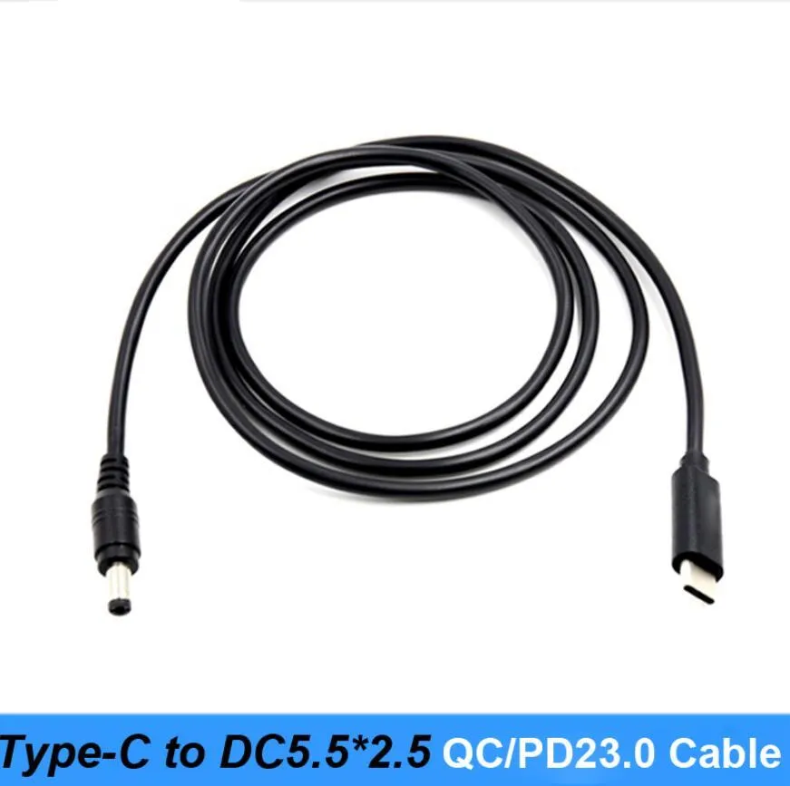 PD2.0 3.0 naar DC 5.5*2.5 Decoy trigger Adapter kabel TYPE-C PD Decoy lijn opladen notebook 65W 20V lader