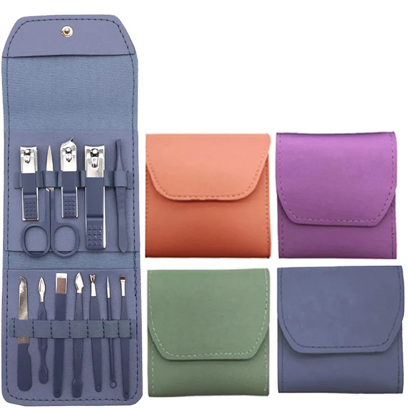 Hem Garden 12-Piece Nail Clipper Set Fashion Portable Girls Professional Manicure Tools Pedicure Tool Sets ZC860