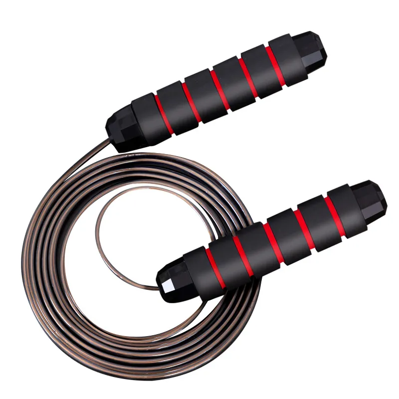 Rope Skipping Gym Jump Ropes Weight Lifting Rope Exercise Fitness Equipment Steel Wire Outdoor Sports Rope Fat Burning Exercise Boxing Gymnastiekspringtouwen