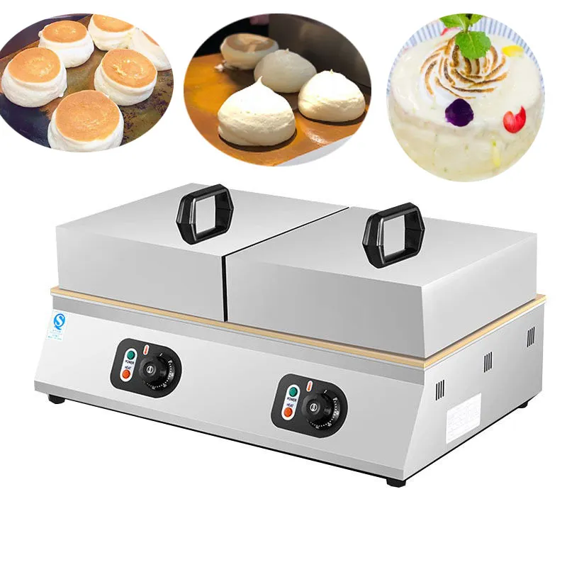 2021 vendite dirette in fabbricaCommerciale Display digitale Macchina per soufflé Fluffy Japanese Souffle Pancakes Maker machineSouffler Waffle Maker Mach