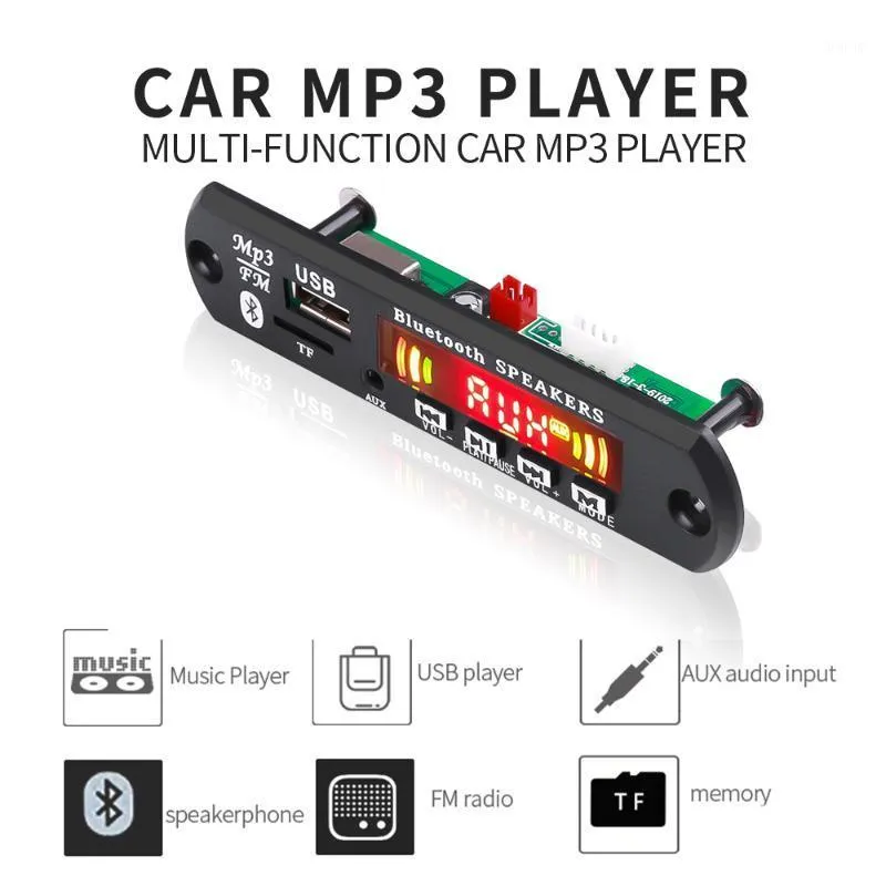 MP4 Oyuncular Handfree Kablosuz Bluetooth MP3 WMA Dekoder Kurulu Ses Modülü Destek USB TF AUX FM Radyo Kayıt1