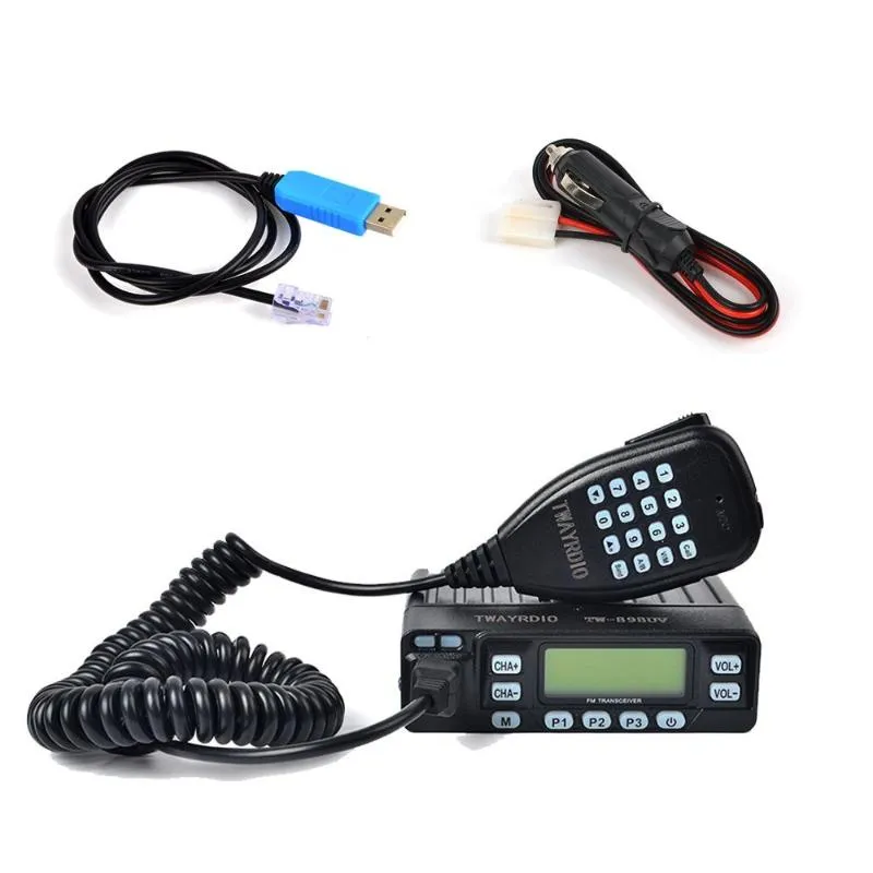 HYS Mini Voiture Radio Mobile 25W Double Bande VHF UHF 144/430MHz Émetteur  Récepteur FM 10km Radio Amateur Du 120,71 € DHgate