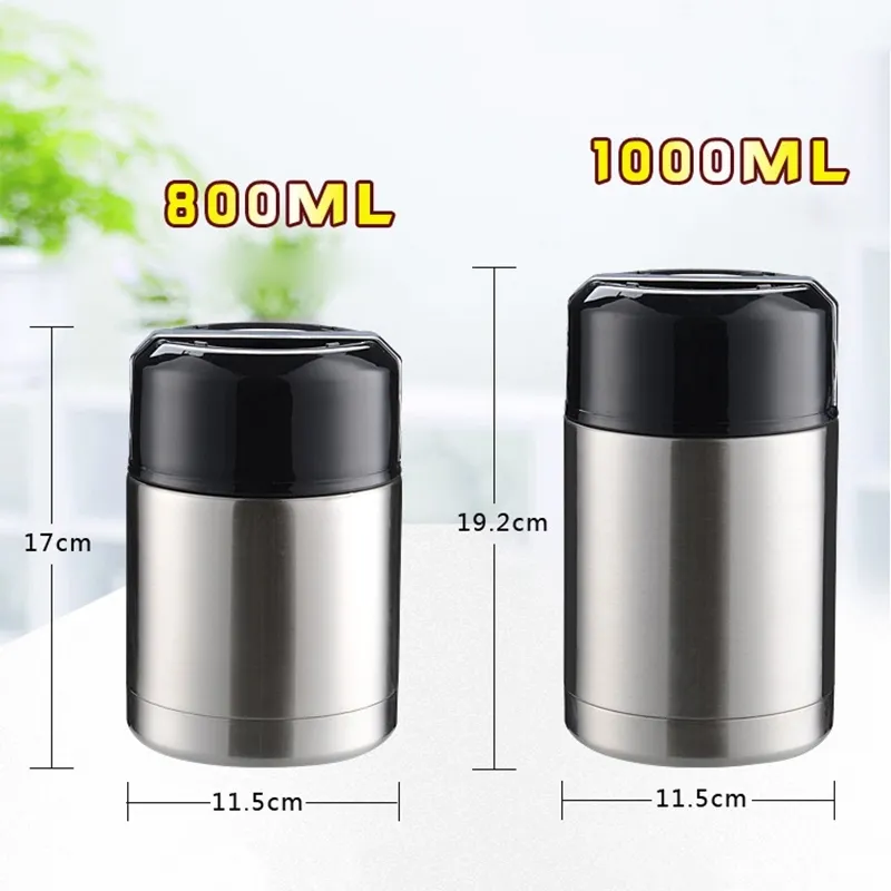 Vacuum Insulated Thermos Bento Lunch Box Stainless Steel Food Container  with Non-Skid Silicone Bottom - China Lunch Box and Plastic Lunch Box price