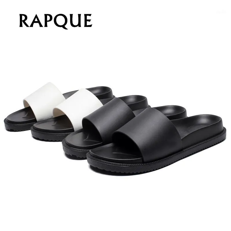 Home Slippers Mannen Schoenen Liefhebbers Slides Terlik Summer Shoe Mens Bank Solid Antislip Hoogte Verhogende antislip Drop Shipping1