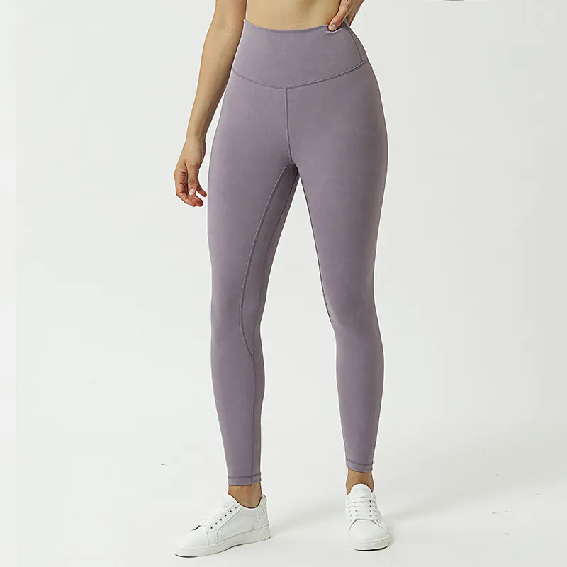 Nude Sanded Exercise Leggings For Women And Girls High Waist Ankle Stretch  Fitness Exercise Pants In Black From Apparel8296, $13.49