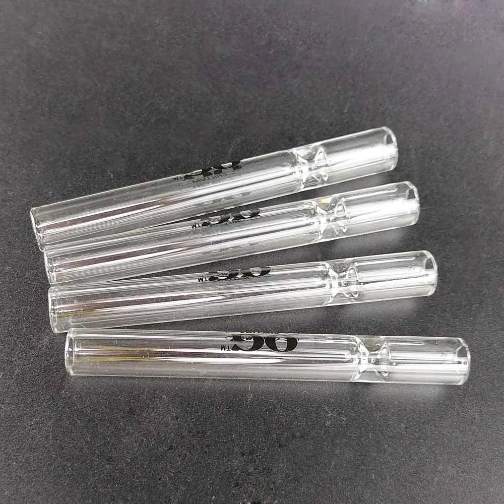 Tasters de 4 polegadas Onehitter Glass Bat Tastador fumando pirex tubo tubo rollo de mão roller de mão filtros de suporte de cigarro Tipes Um rebatedor fumador de batatas fumegantes