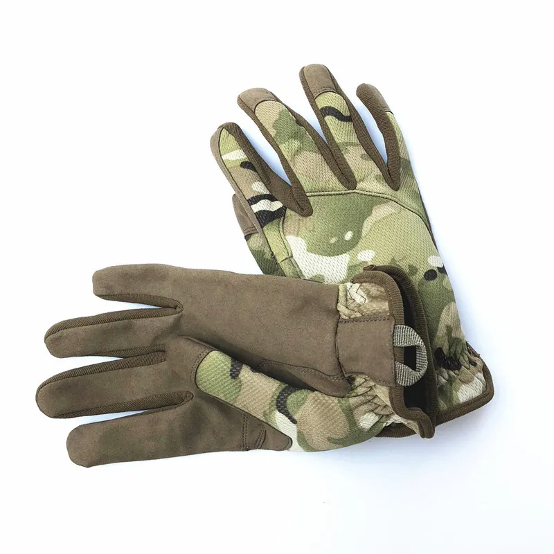 Taktischer Handschuh Camouflage Commando Airsoft CS Handschuhe und Jagdhandschuhe Wasserdicht Q0114