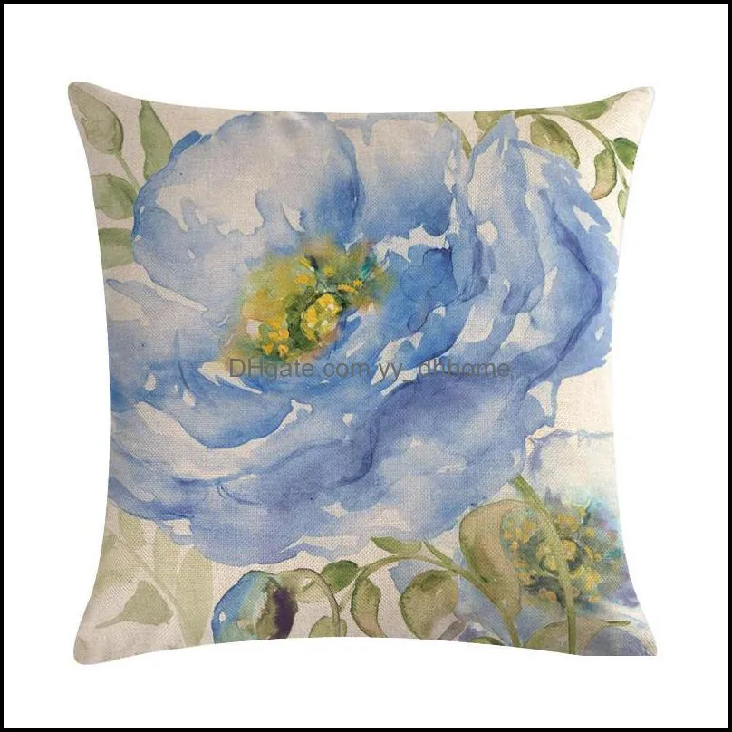 Bohemian Boho Cover Decorative Pillowcase Floral Cushion Pillow Case 45*45cm Neck Travel Pillow Cover Home Decor