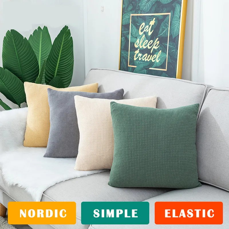 Nordic Pillows Case 45x45 Poszewka Sofa Poduszka Home Decor 220309